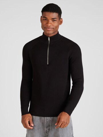 s.Oliver Pullover in Schwarz: Vorderseite