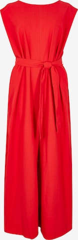 Apricot Jumpsuit in Rood: voorkant