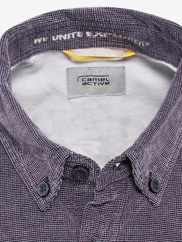 CAMEL ACTIVE Regular fit Button Up Shirt in Purple