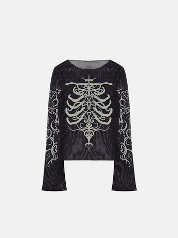 ENRAGE Top 'MESH' in Black: front