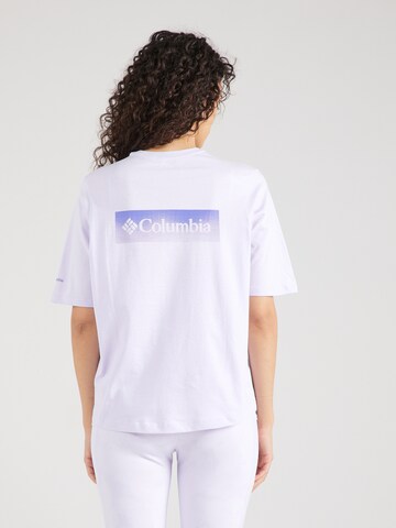 T-shirt fonctionnel 'North Cascades' COLUMBIA en violet