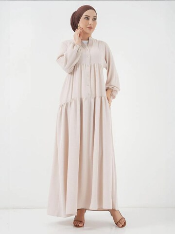 Bigdart Dress in Beige: front