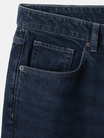 MANGO MAN Tapered Jeans 'BEN' in Blauw