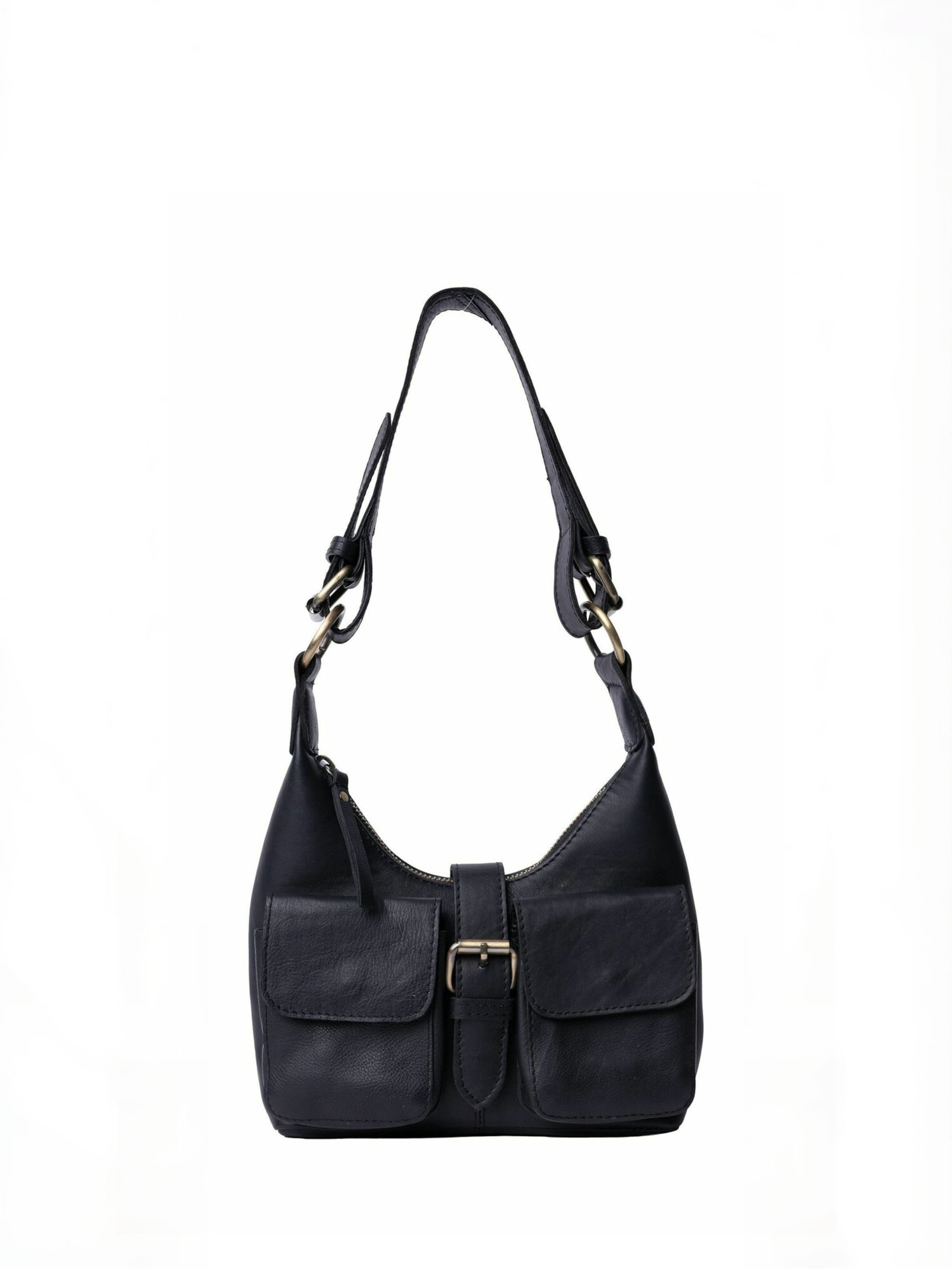 RE:DESIGNED Shopper ' Solvej ' in Black: front