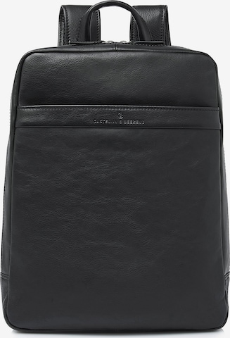 Zaino di Castelijn & Beerens in nero: frontale