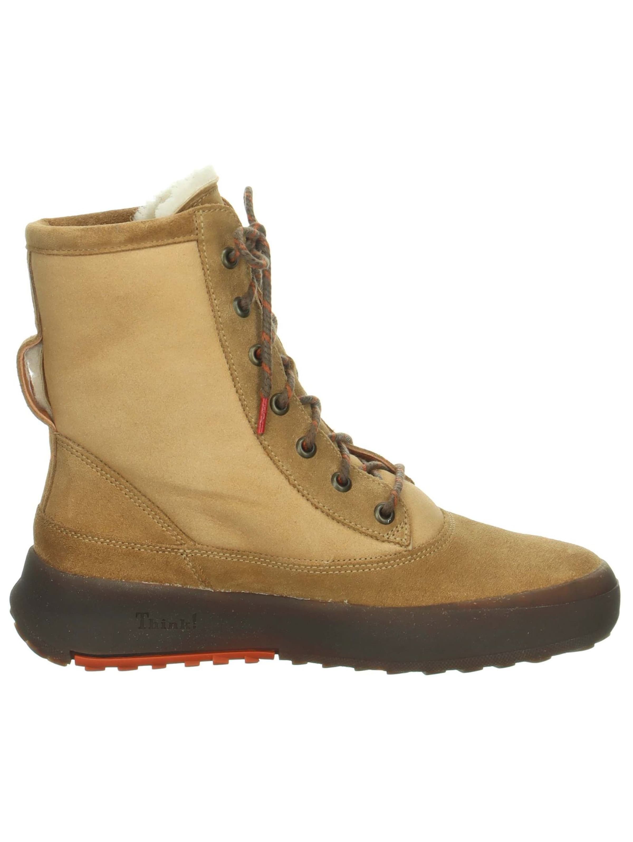 Stivaletto stringato di THINK! in marrone