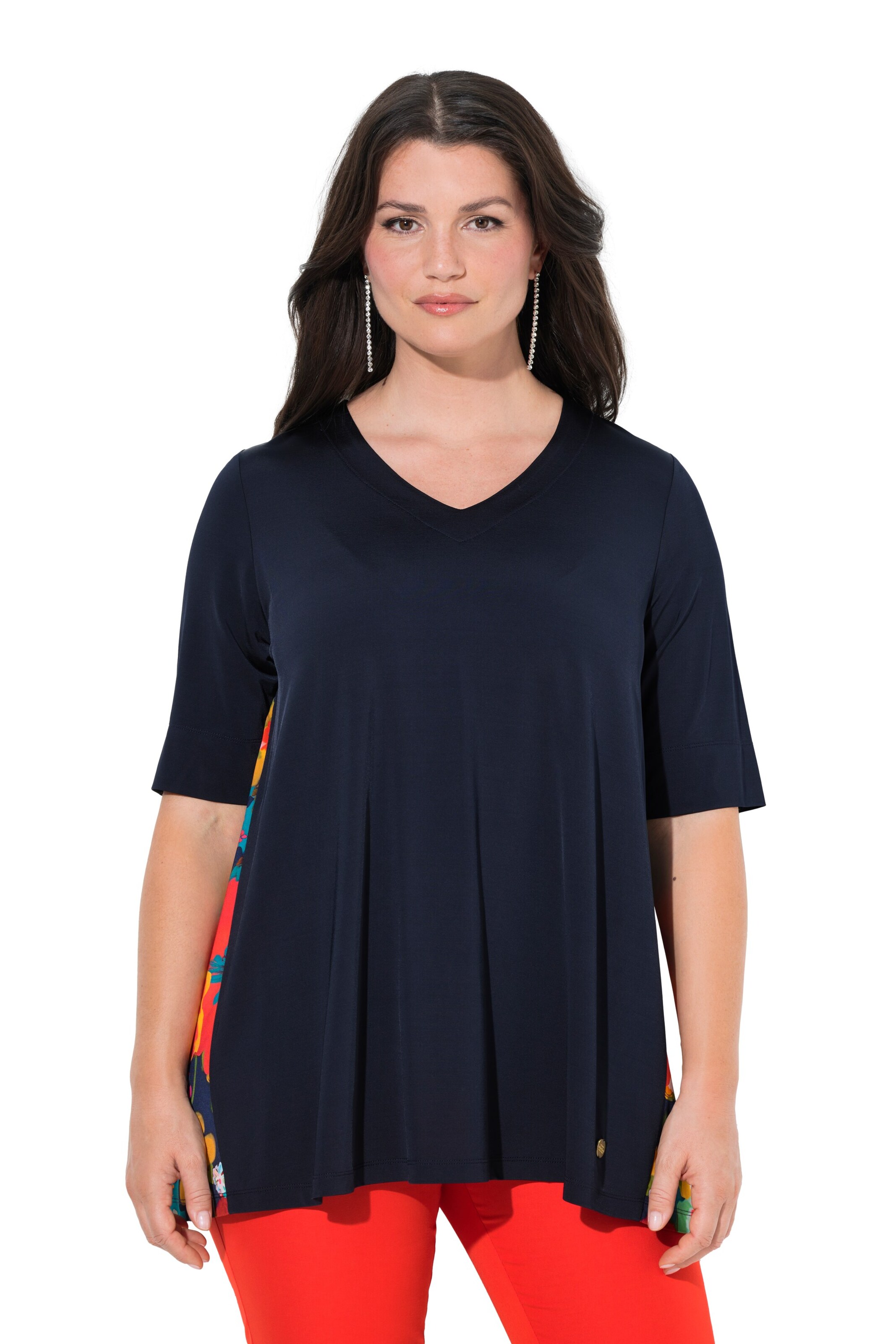 Ulla Popken Shirt in Blau: Vorderseite