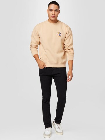 Obey Sweatshirt 'DISCO DUCK' in Beige