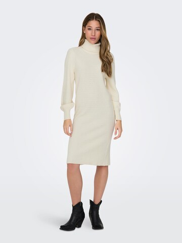 Robes en maille 'SASHA' ONLY en beige