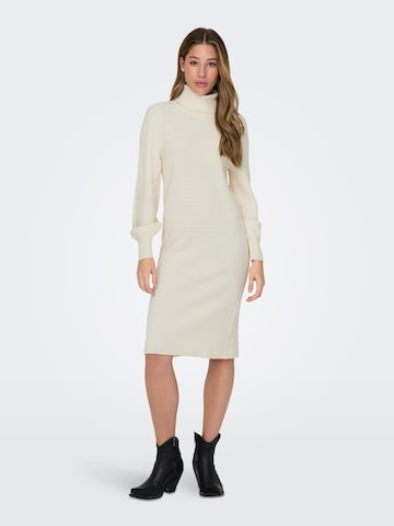 ONLY Knit dress 'SASHA' in Beige