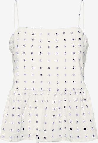 VERO MODA - Top en blanco: frente