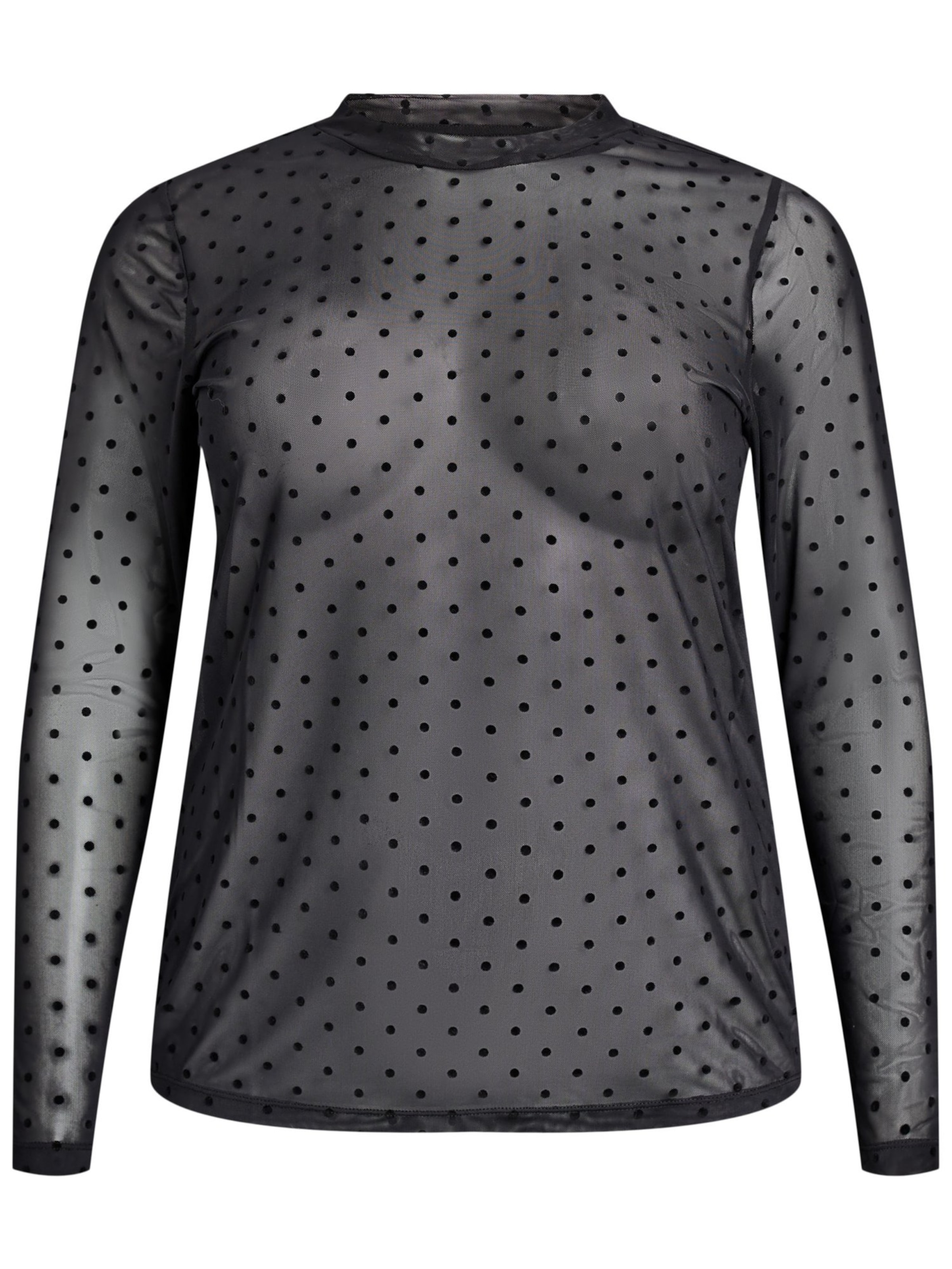 melns Zizzi Blūze 'Eleah': no priekšpuses