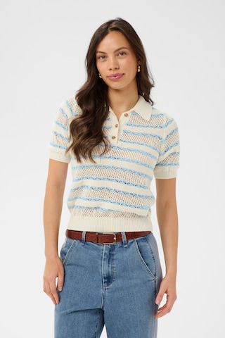 SAINT TROPEZ Sweater 'SZRosetta' in Blue: front