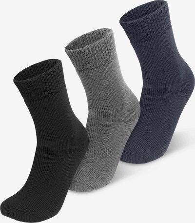 Polar Husky Sokken in de kleur Navy / Grijs / Zwart, Productweergave