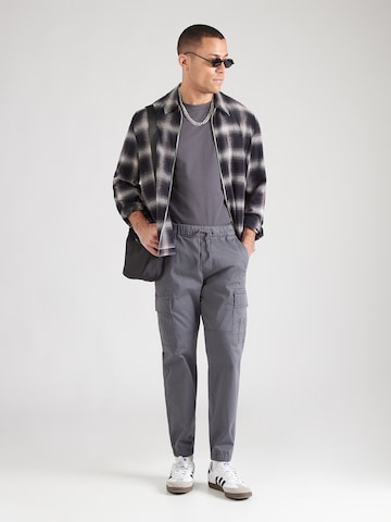 HOLLISTER Tapered Cargobroek in Grijs