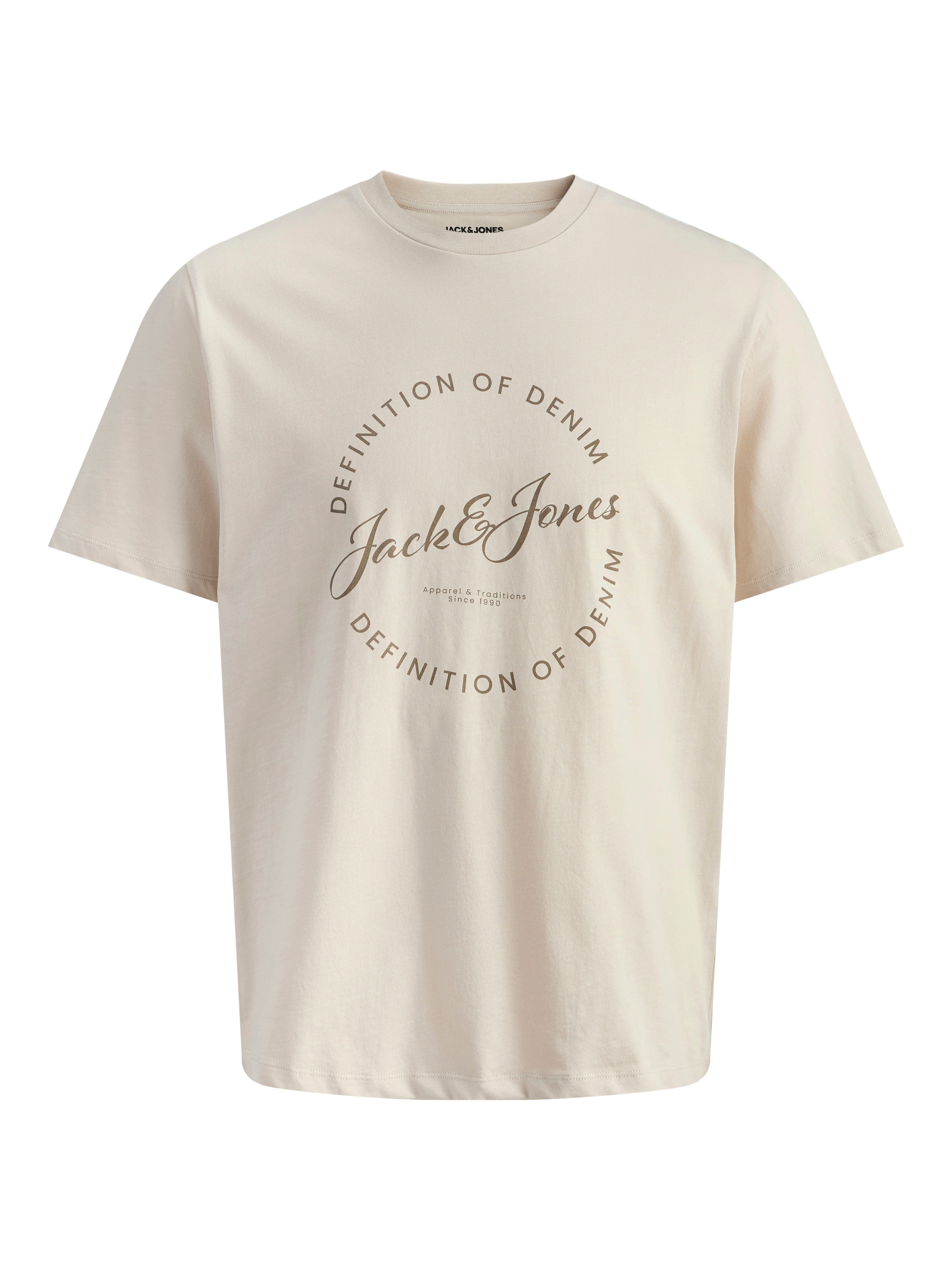 JACK & JONES Shirt in Beige: front