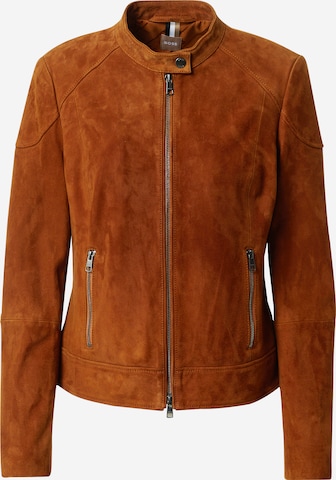 BOSS Orange Overgangsjakke 'Saflima' i brun: forside