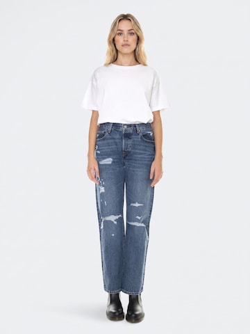 LEVI'S ® Luźne Jeansy 'Womens 90'S 501 Z3269 Indigo Destructed Denim Jeans Pants' w kolorze niebieski