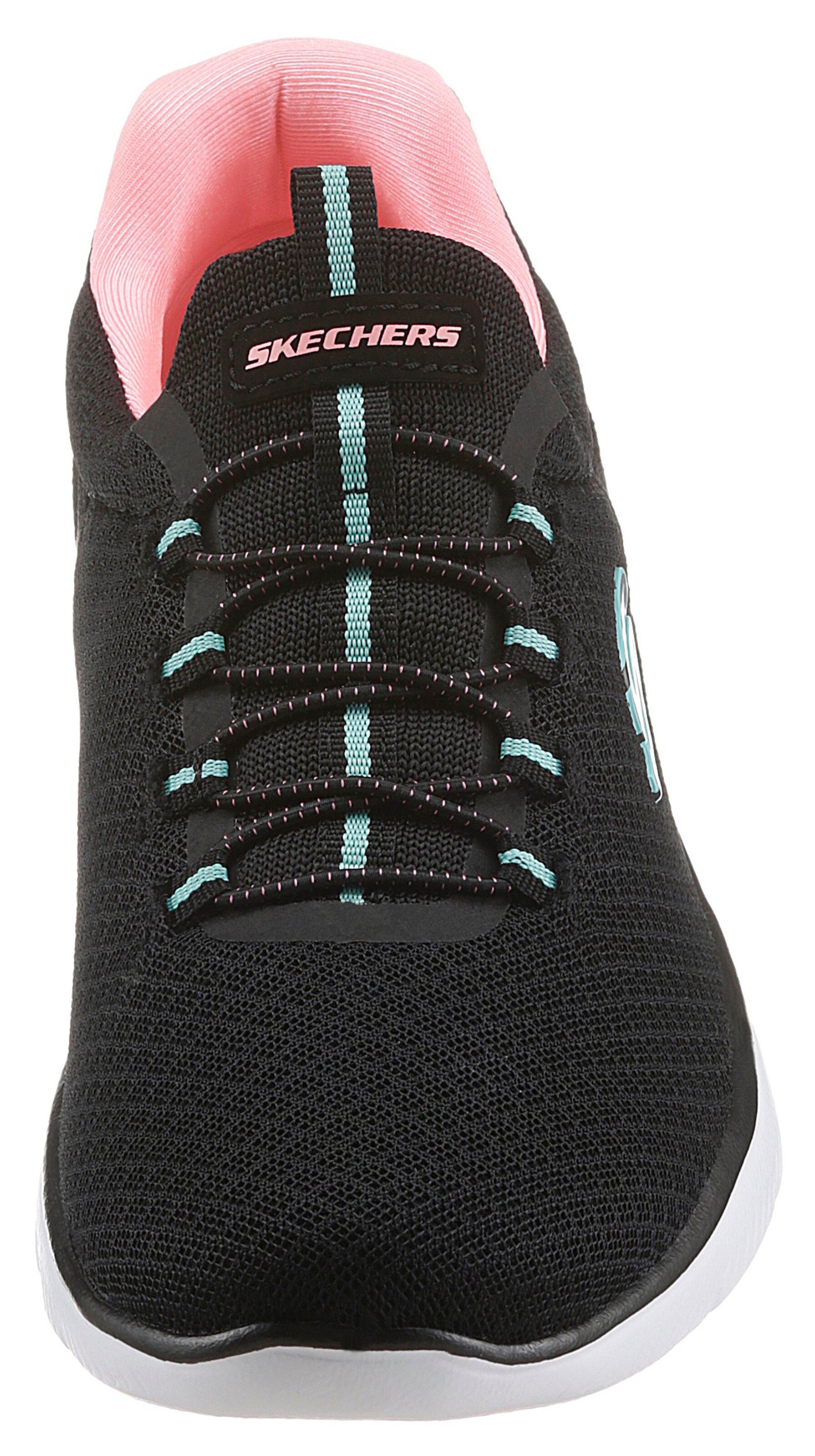 SKECHERS Slip On 'Summits' in Schwarz