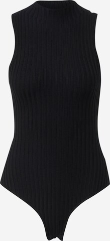 Urban Classics Shirt bodysuit in Black: front