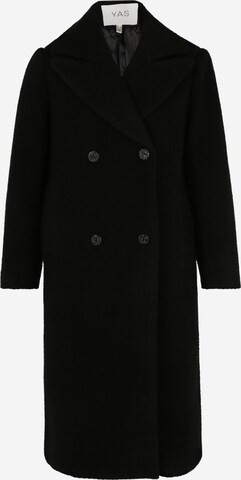 Y.A.S Petite Between-Seasons Coat 'INFERNO' in Black: front