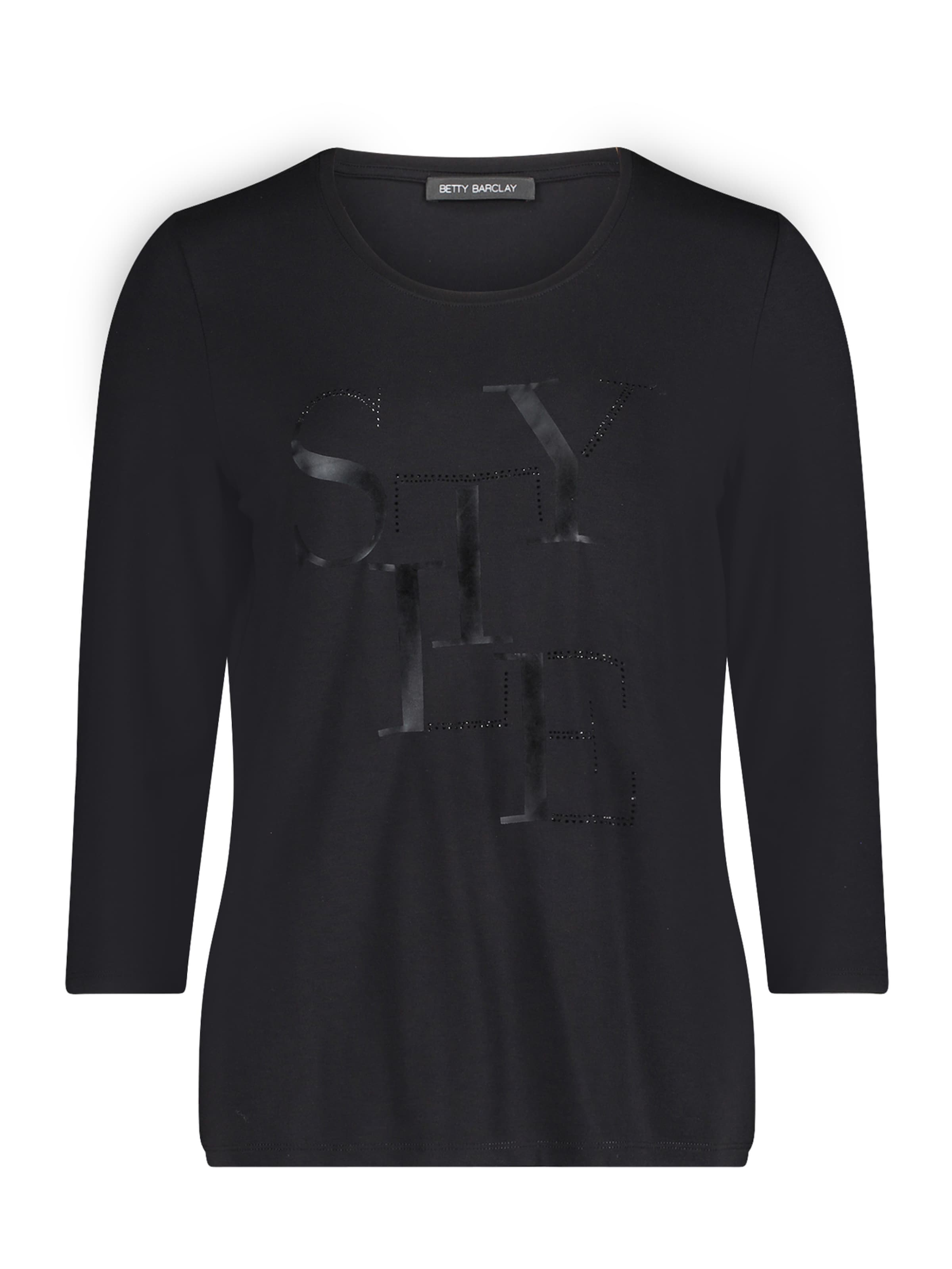 T-shirt Betty Barclay en noir : devant