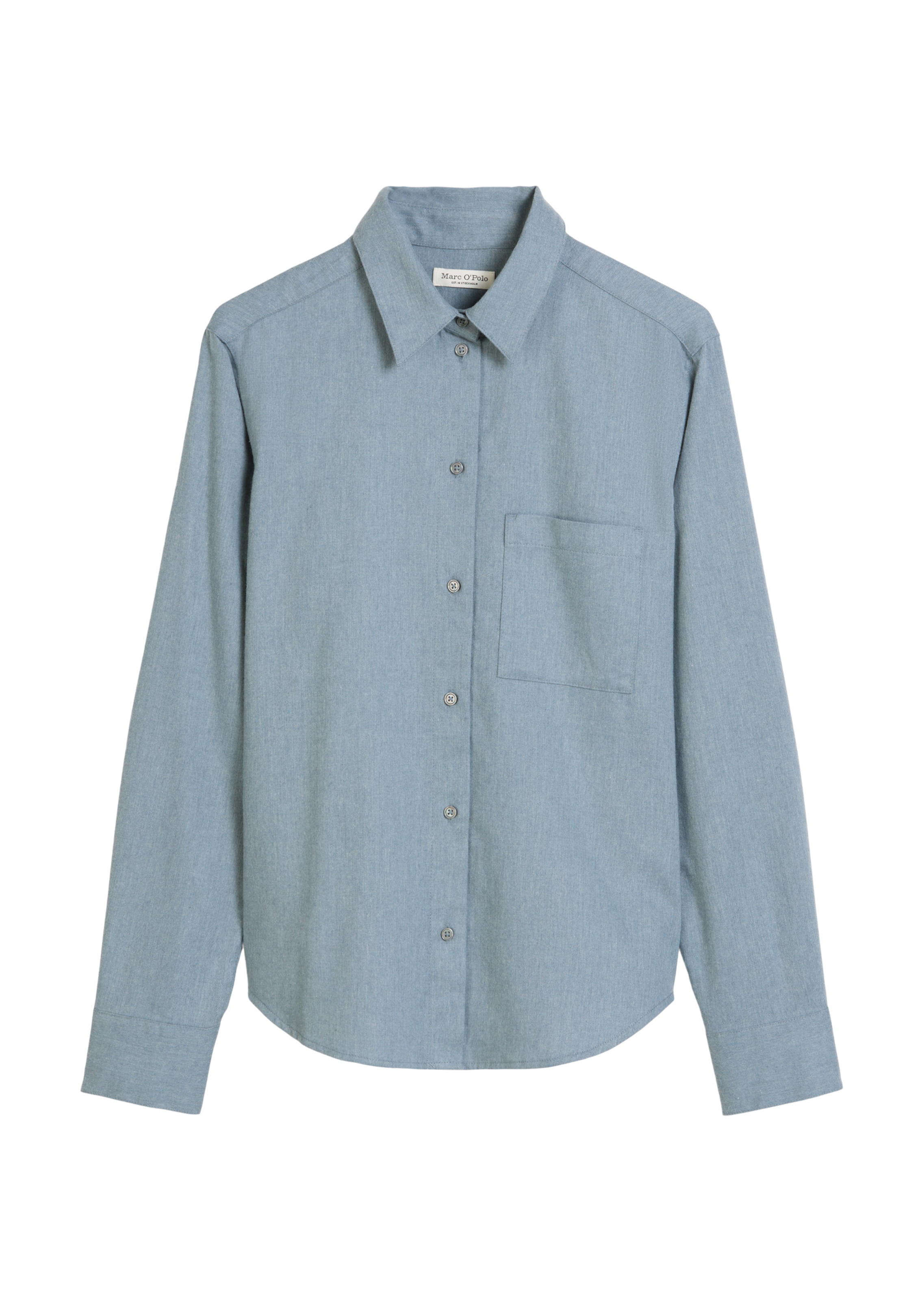 Marc O'Polo Bluse in hellblau, Produktansicht