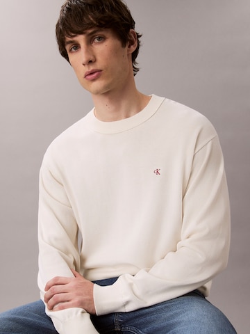 Pull-over 'ESY' Calvin Klein Jeans en blanc