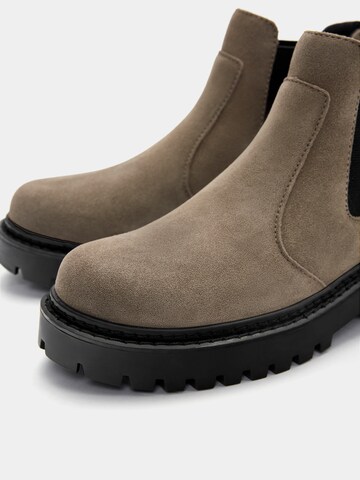 Chelsea Boots Pull&Bear en beige