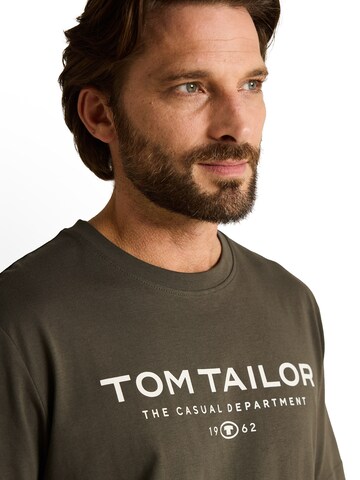 TOM TAILOR Majica | zelena barva