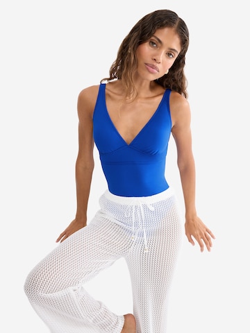 TRIUMPH Badeanzug ' Red Label Summer Twist ' in Blau
