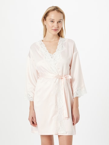 Robe de chambre Lauren Ralph Lauren en rose : devant