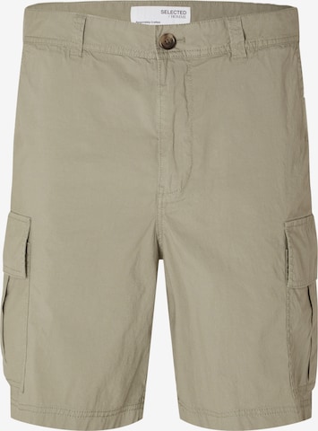 SELECTED HOMME - Regular Calças cargo 'EVAN' em cinzento: frente