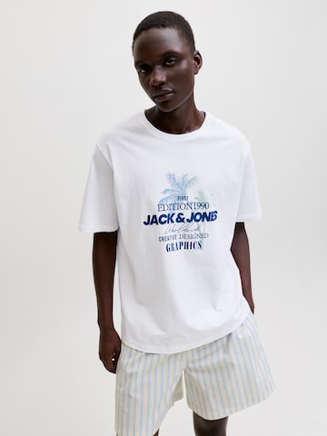 JACK & JONES Μπλουζάκι 'JJGRADIENT' σε λευκό