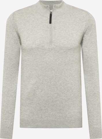 INDICODE JEANS Sweater 'Ancona' in Grey: front