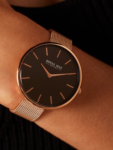 Montre à affichage analogique 'Masche' Lucardi en or