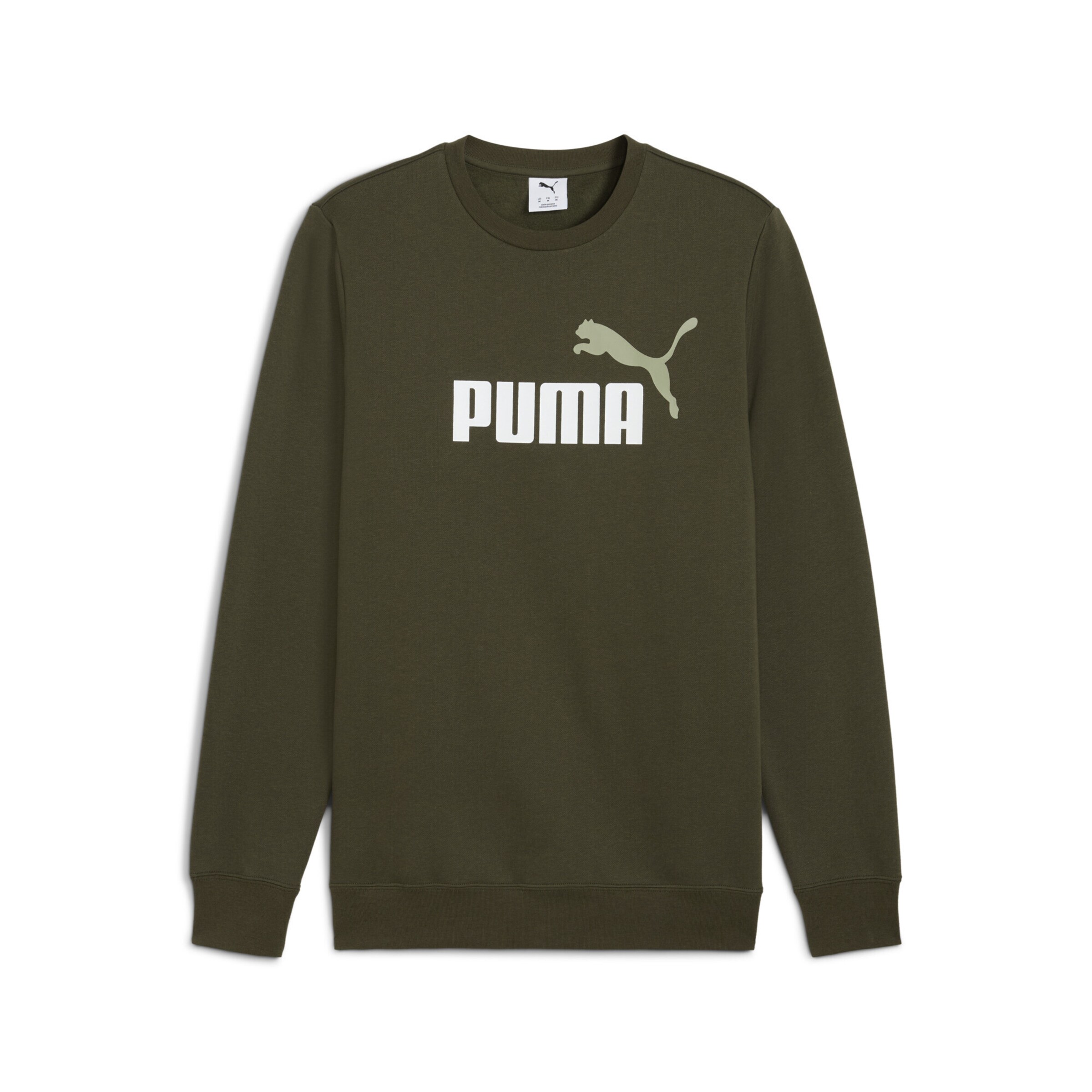 PUMA Sweatshirt in Dark green / White, Item view
