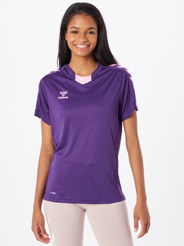 Hummel Αθλητική φανέλα σε λιλά: μπροστά