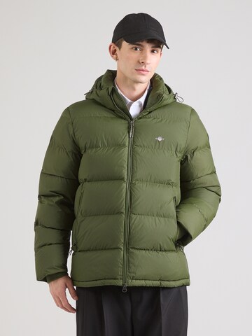 GANT Зимняя куртка в Зеленый: спереди