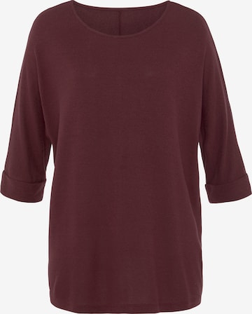 LASCANA Shirt in Rood: voorkant