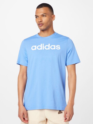 ADIDAS SPORTSWEAR Funkcionalna majica 'Essentials' | modra barva: sprednja stran