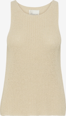 My Essential Wardrobe Top in Beige: Vorderseite