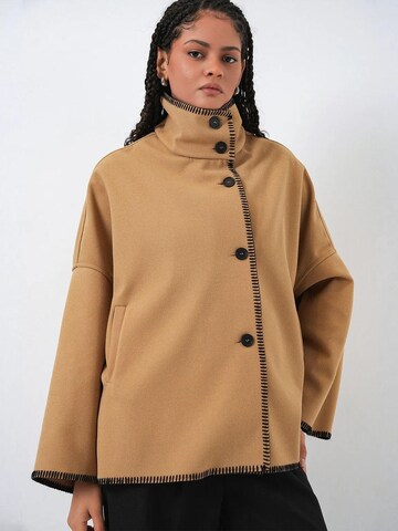 Bigdart - Casaco meia-estação em bege: frente