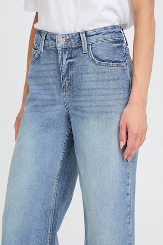 b.young Wide Leg Jeans 'BYKYJLA' in Blau