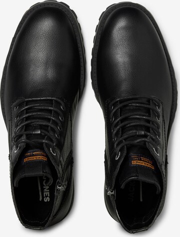 JACK & JONES Schnürboots 'BERNIE' in Schwarz