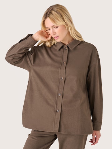 Camicia da donna 'Cristie' di Camomilla Italia in marrone: frontale