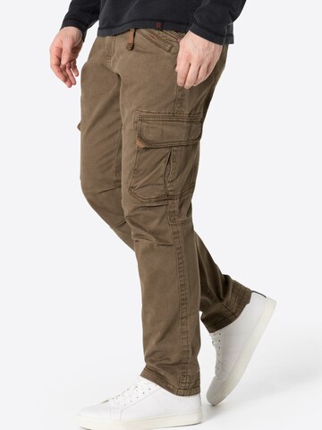 TIMEZONE Slim fit Cargo Pants 'Ben' in Brown: front
