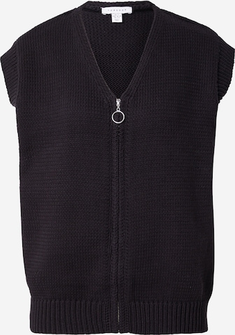 juoda TOPSHOP Megzta liemenė: priekis