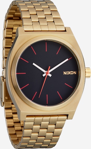 auksinė Nixon Analoginis (įprasto dizaino) laikrodis 'Time Teller': priekis