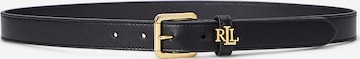 Ceinture Lauren Ralph Lauren en noir : devant